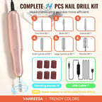 VANREESA Kit de 73 esmaltes de uñas de gel con luz UV y kit de taladro, Todo lo que necesitas