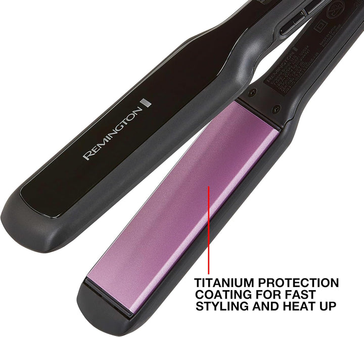 Remington Plancha plana de 1 3\/4 pulgadas, plancha de pelo con tec...
