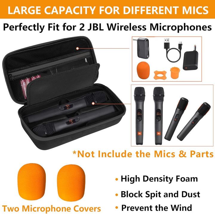 Funda de micrófono inalámbrico compatible con el sistema de dos mic...