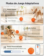 Pelota interactiva inteligente para perros, juguete resistente a las