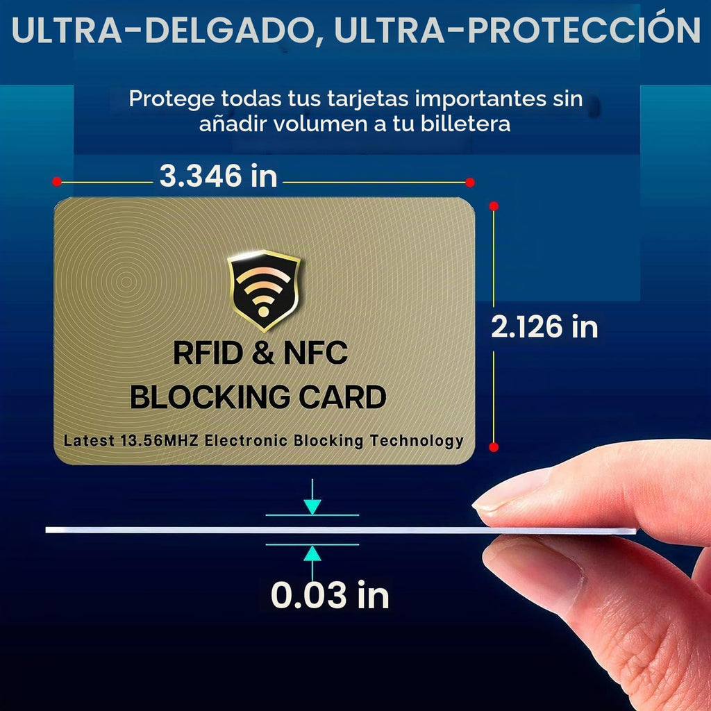 SaiTech IT Tarjeta de bloqueo RFID para tarjeta de identificación de débito