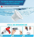 Aspiradora portátil inalámbrica para automóvil, 4 en 1, mini aspiradora de alta potencia, 12000 Pa potente succión, plumero de aire, filtro doble, ajustable, pequeño aspirador portátil inalámbrico para automóvil, hogar, mascota, oficina