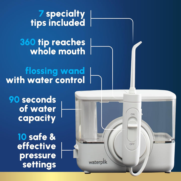 Waterpik ION - Irrigador dental profesional, recargable y portátil...