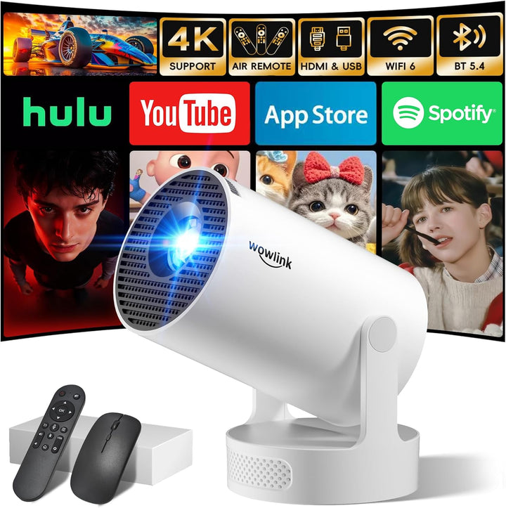 [Aplicaciones integradas y actualizadas en 2026] Mini proyector con...
