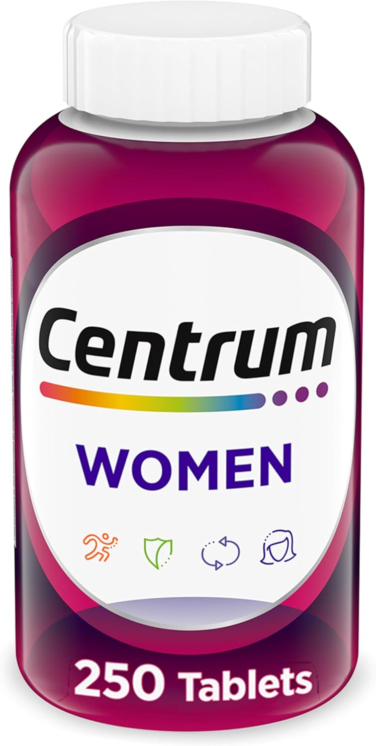Centrum Multivitamínico para mujeres, suplemento, 250 unidades, Suplemento Nutricional