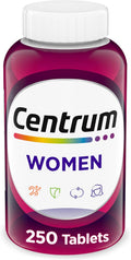 Centrum Multivitamínico para mujeres, suplemento, 250 unidades, Suplemento Nutricional