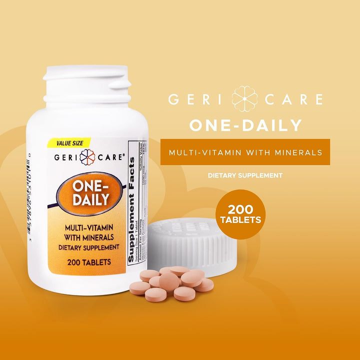GeriCare Multivitamínicos diarios con minerales para hombres y muje...