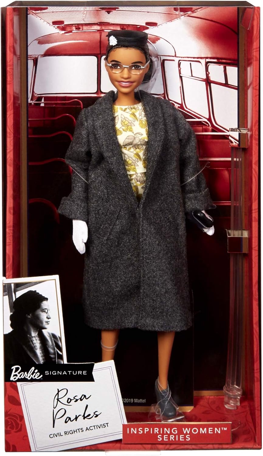 Barbie Inspiring Women Series Rosa Parks - Muñeca coleccionable con...