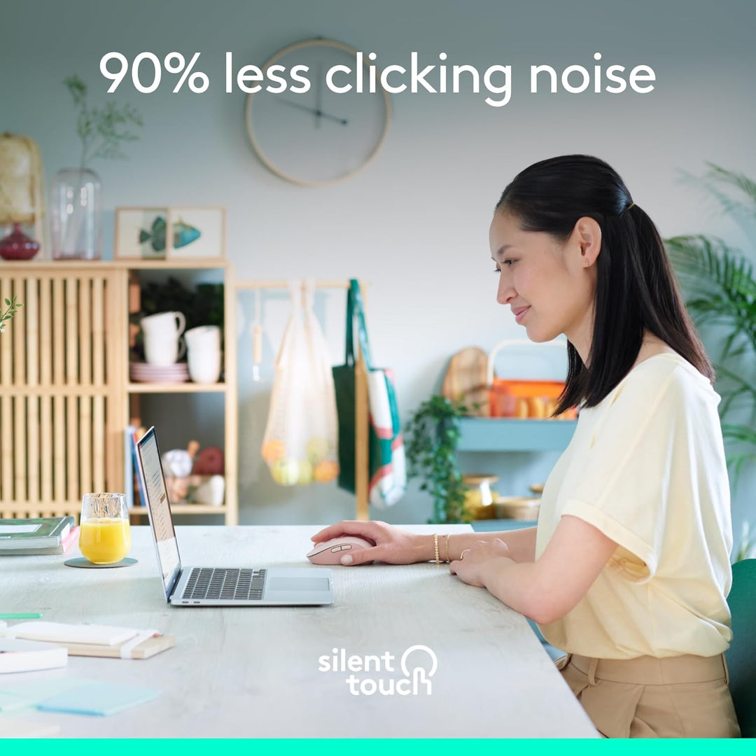 Logitech Ratón inalámbrico Signature M650 - para manos pequeñas, ba...