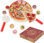 Juego de comida y pizza para cortar sushi, juguetes de cocina para niños de 3 años en adelante, juguete de aprendizaje para niñas y niños