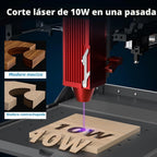 Genmitsu Kiosk 10W 10000mW Laser Engraver, cortadora portátil con carcasa