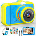 Cámara para niños Uffylle, selfie frontal de 1080P 48MP, cámara de...