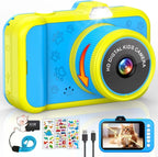 Cámara para niños Uffylle, selfie frontal de 1080P 48MP, cámara de...