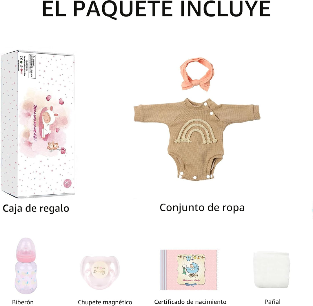 CHAREX Muñecas Realistas de Bebé Recién Nacido - Muñeca Reborn Durm...