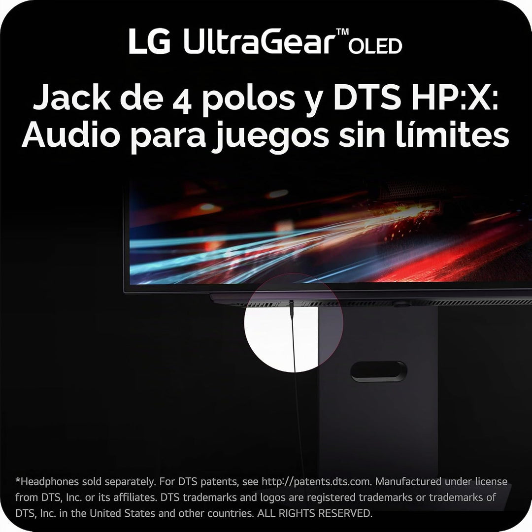 LG 27GX700A-B Monitor de juegos Ultragear QHD de 27 pulgadas (2560...