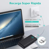 Cargador portátil de 30,800 mAh PowerBank con 3 salidas, 25 W PD de...