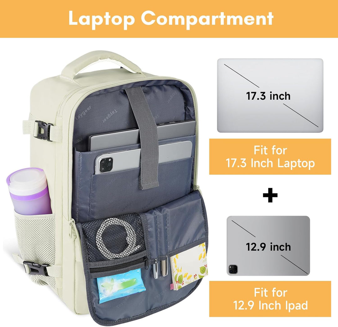 Taygeer Mochila de viaje grande, mochila para laptop de 17 pulgadas...