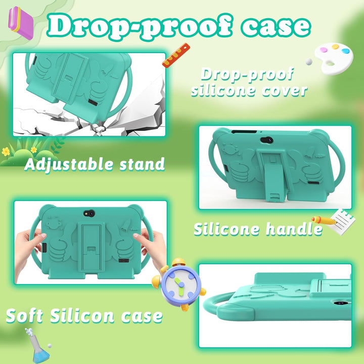 Tablet para niños de 7 pulgadas para niños y niñas, tabletas Androi...
