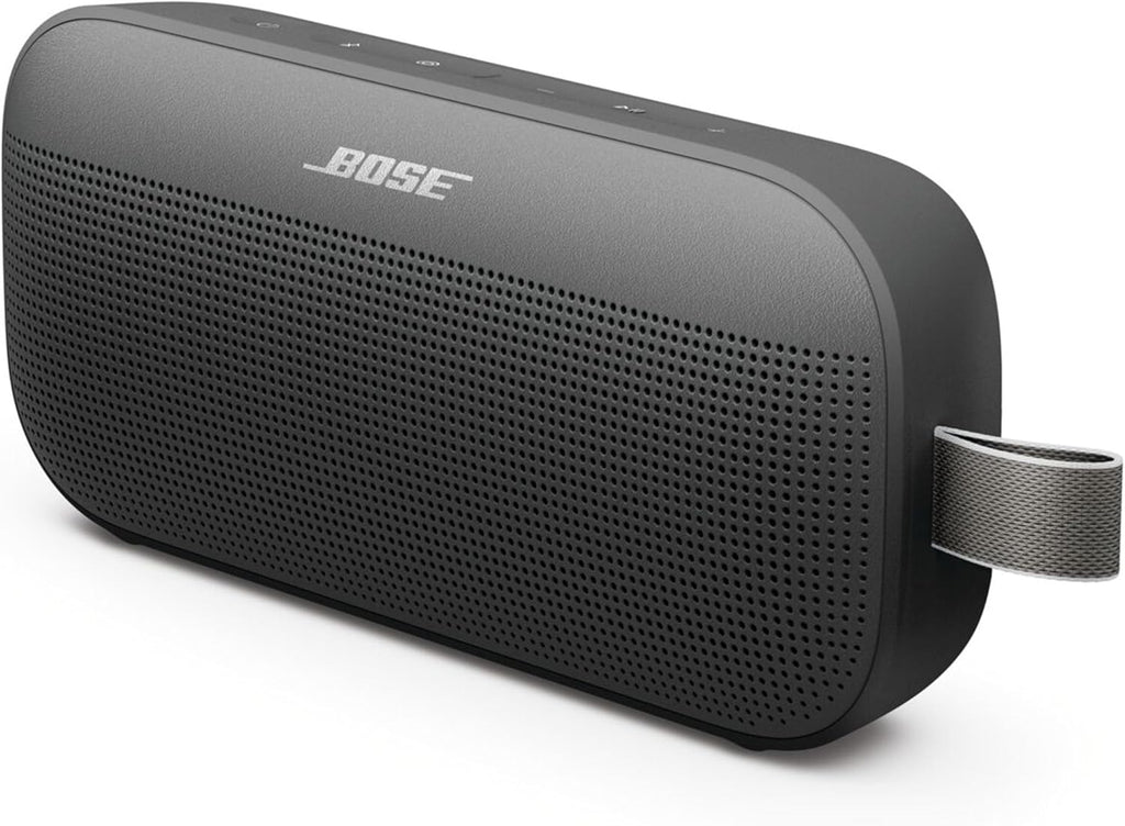 Bose SoundLink Flex Bluetooth Speaker (2nd Gen) - Portable Outdoor Speaker con Hi-Fi Audio, Waterproof y Dustproof, USB-C, hasta 12 Hours Battery Life, negro