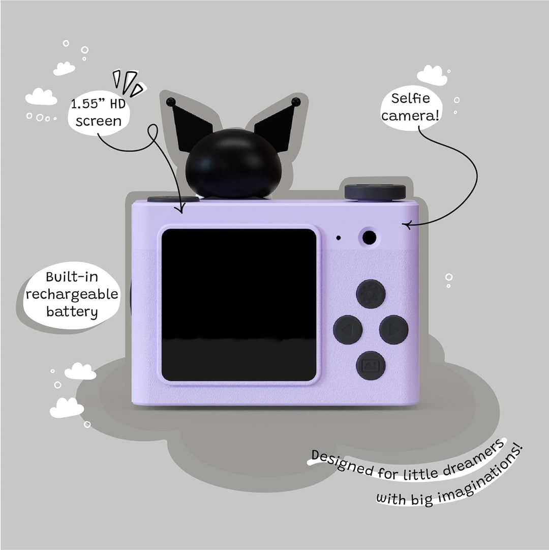 Cámara digital y videocámara para niños mini Kuromi de Kidamento, t...