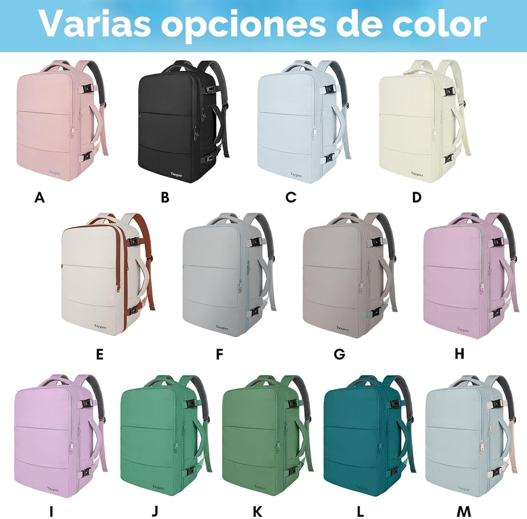 Taygeer Mochila de Equipaje de Mano, Mochila de Viaje de 35 Litros...