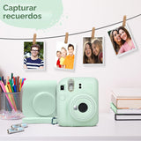 Cámara instantánea Fujifilm Instax Mini 12 en color blanco arcilla...