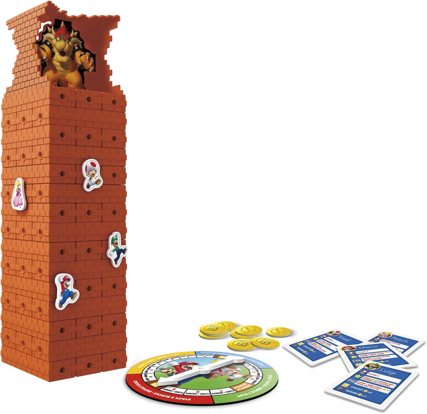 Hasbro Jenga Super Mario Game Juego de torre de