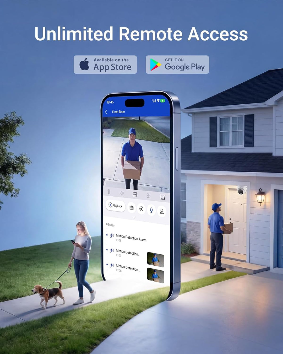 ANNKE Grabadora de video digital de seguridad 3K Lite de 8 canales...