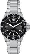 Reloj Emporio Armani World Explorer de acero inoxidable, tres agujas y energía solar