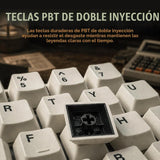 RK ROYAL KLUDGE R104 Teclado mecánico con cable de tamaño completo,...