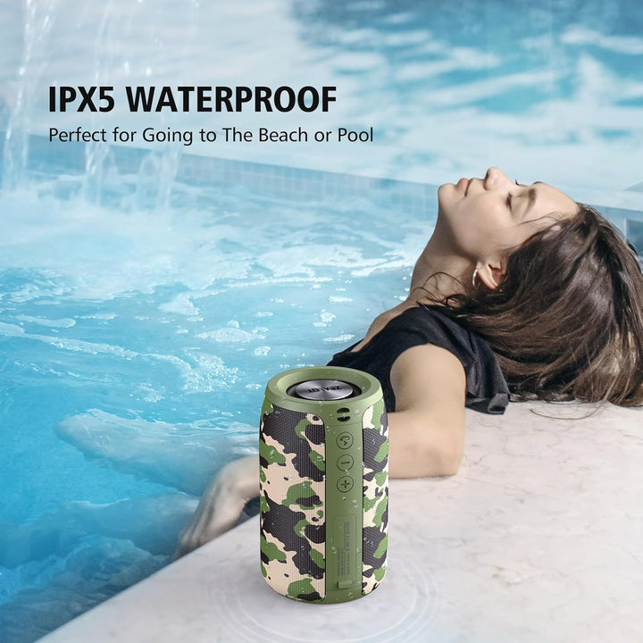 ZEALOT Altavoz Bluetooth portátil, S32 al aire libre, impermeable I...
