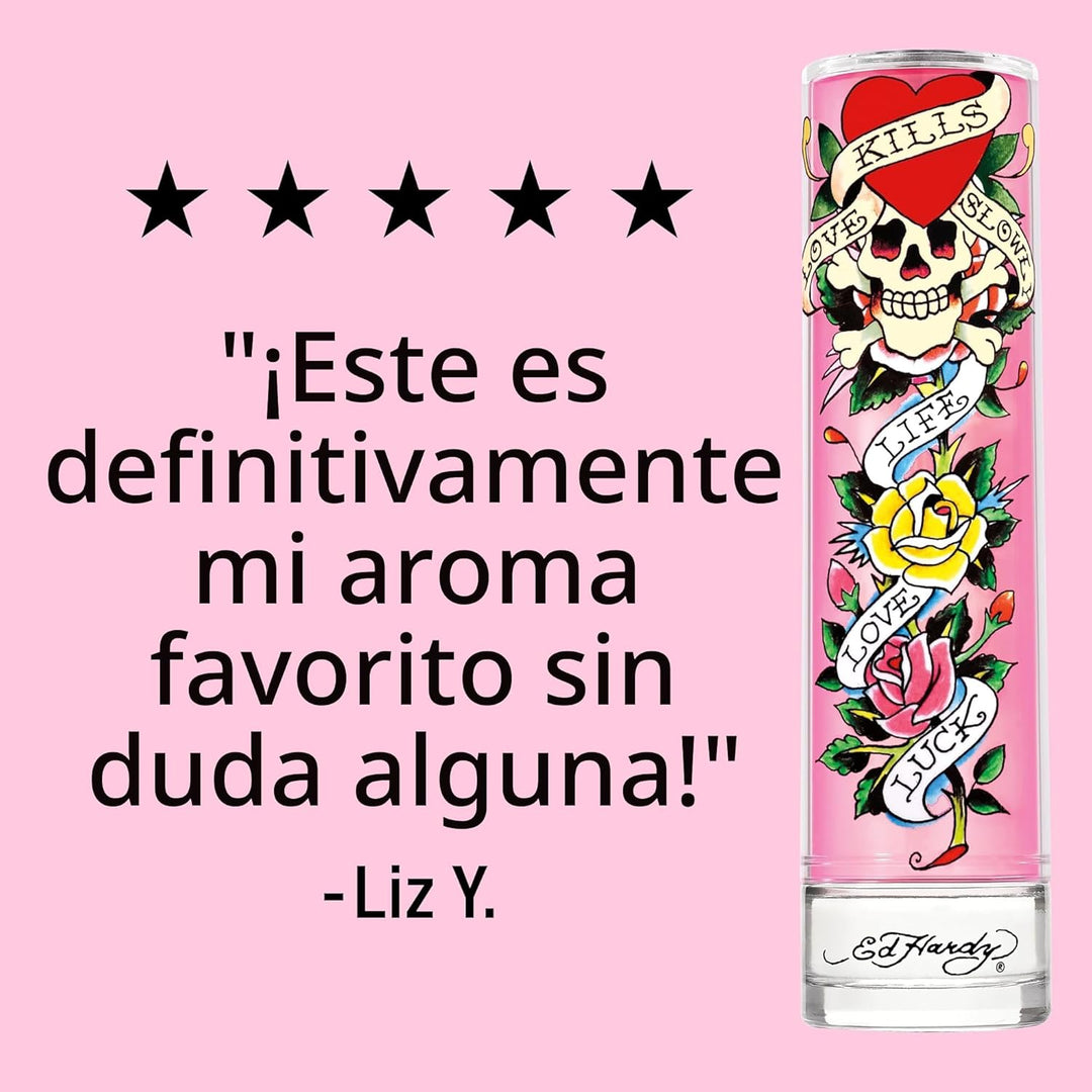 Christian Audigier Ed Hardy - Perfume para mujer, 3.4 fl. oz. EDP S...