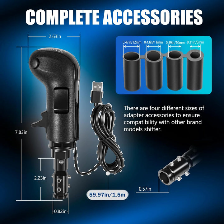 Camoo USB American Truck Simulator Shifter Shift Knob for