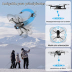 Drone 2K con cámara para adultos y principiantes, mini dron con 2 baterías