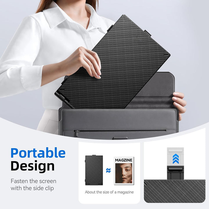 DZVW Extensor de pantalla para portátil de 14 pulgadas, monitor por...