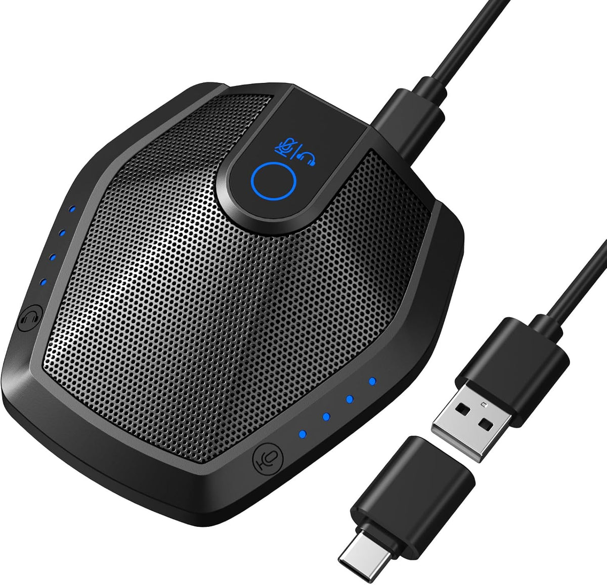 TONOR Micrófono USB de conferencia con cancelación de ruido AI para PC, G11