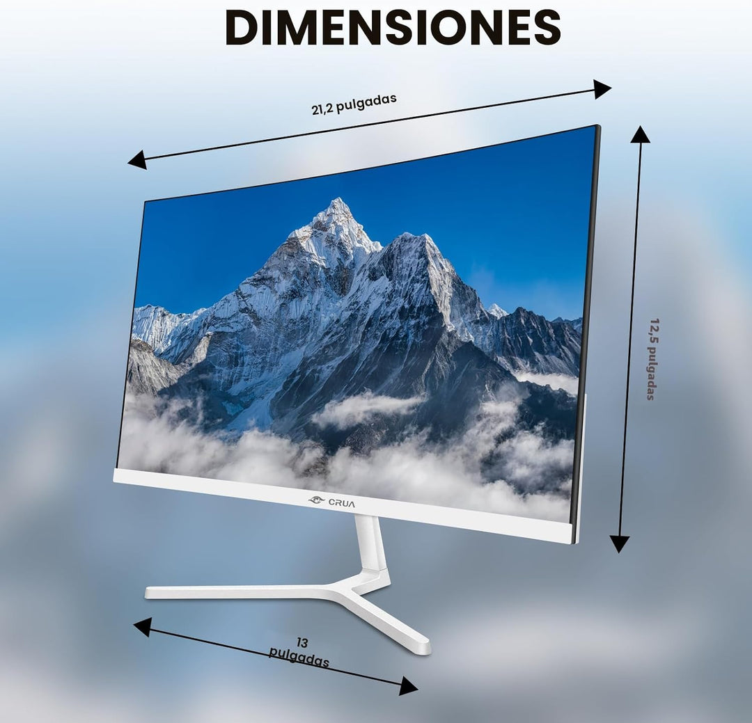 CRUA Monitor curvo para juegos FHD 1080P 200Hz de 24 pulgadas, 2800...