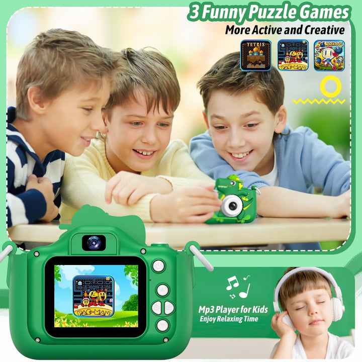 Dwfit Cámara de selfie mejorada para niños, regalos de cumpleaños d...
