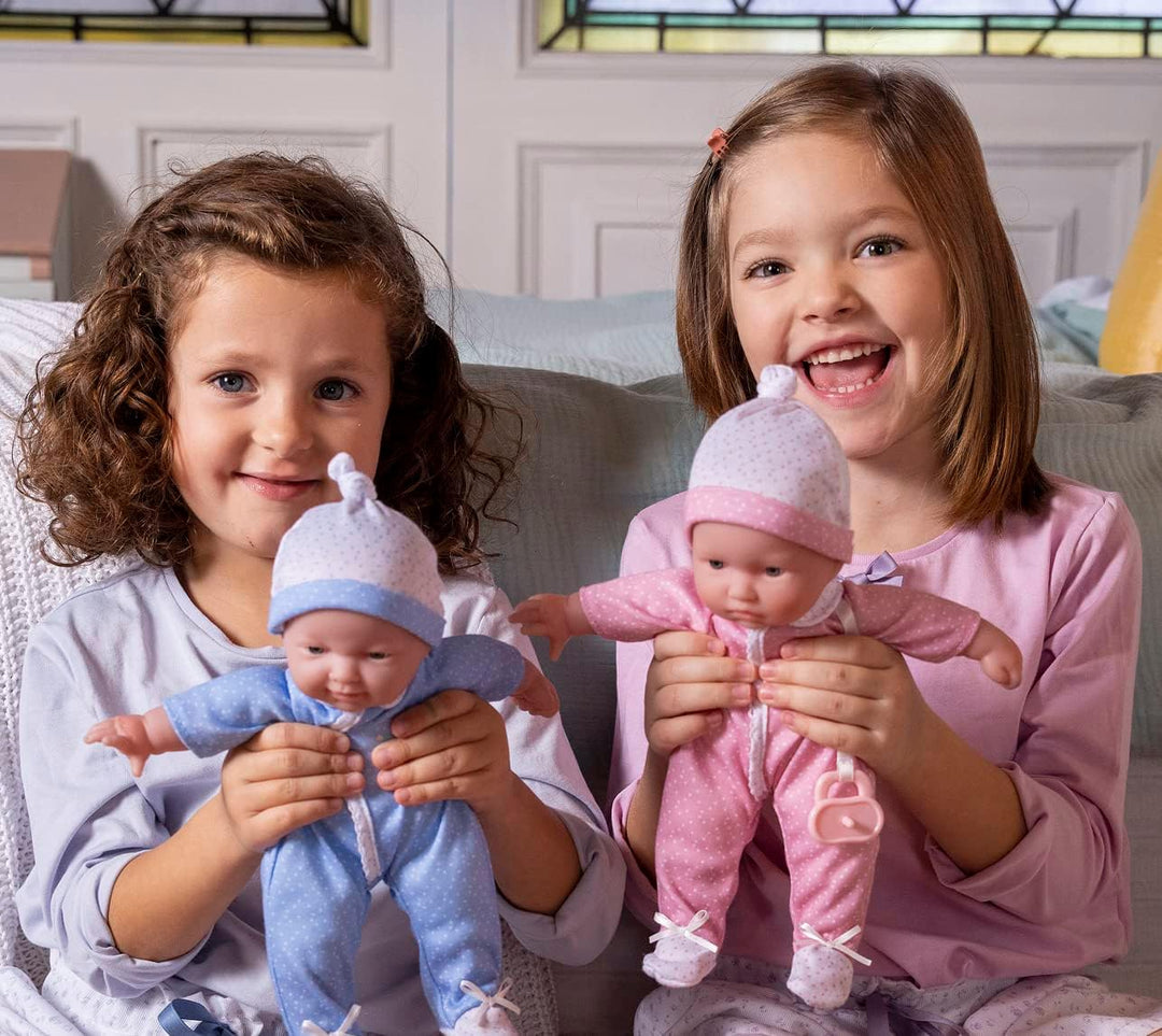 JC Toys La Baby - Muñecas de bebé gemelas de cuerpo suave de 11 pul...
