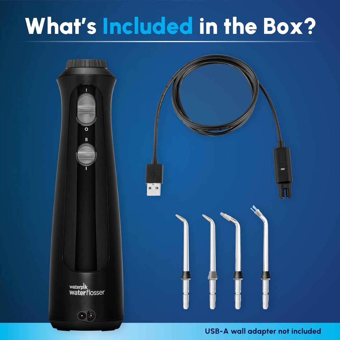 Waterpik Irrigador de agua inalámbrico Pearl recargable portátil pa...