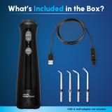 Waterpik Irrigador de agua inalámbrico Pearl recargable portátil pa...