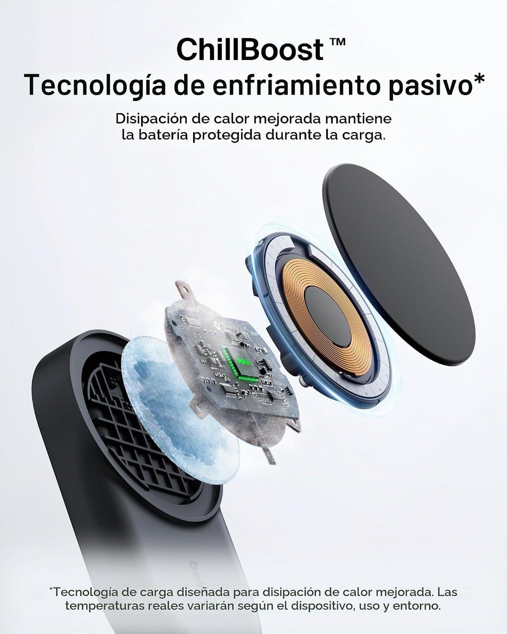 Belkin Qi2.2 25W Estación de Carga Inalámbrica 3 en 1 Plegable de Carga Rápida para iPhone