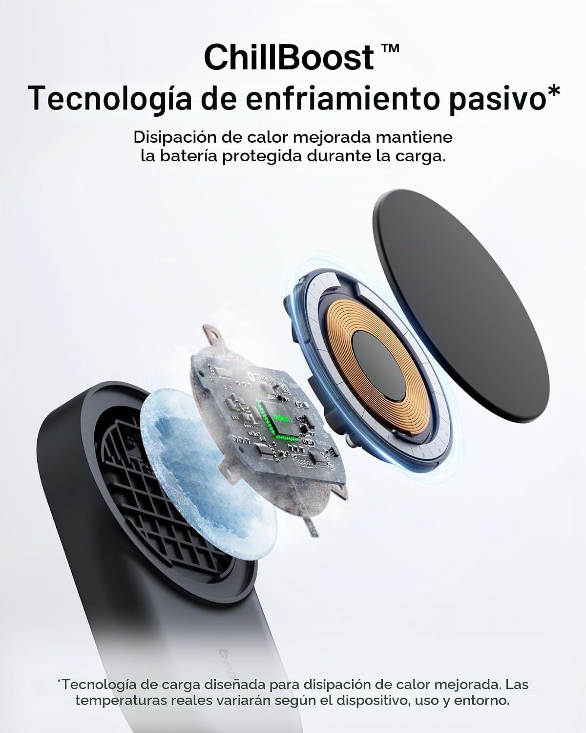 Belkin Qi2.2 25W Estación de Carga Inalámbrica 3 en 1 Plegable de Carga Rápida para iPhone