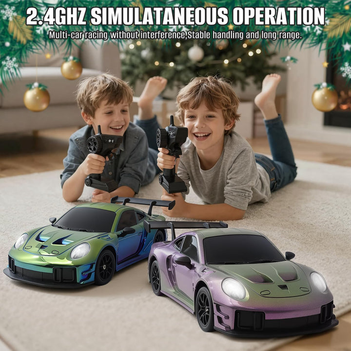 Aka Supaku Coche de deriva a control remoto, 1:24 4WD, vehículo con...