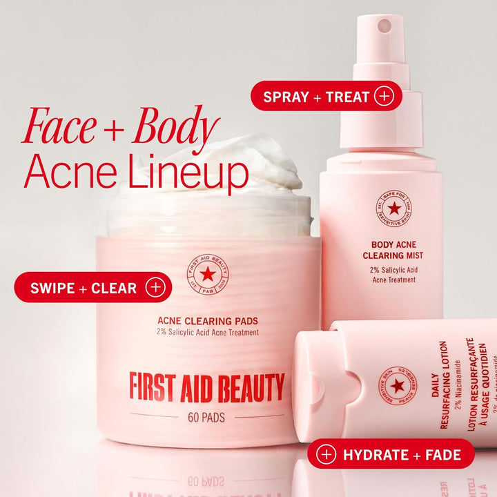 Almohadillas de tratamiento facial diario de belleza de primeros au...
