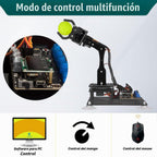 Kit de Brazo Robótico Adeept de 5DOF Compatible con Arduino IDE, Brazo Robótico Programable DIY Codificación STEM Educativo de 5 Ejes, Kit Inicial de Robot con Pantalla OLED, Procesamiento de Código y
