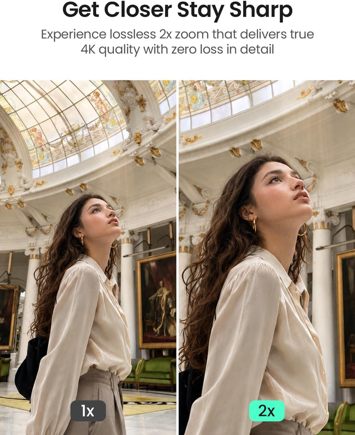 Xtra Muse con microSD de 128 GB, cámara de vlogging con videos CMOS...