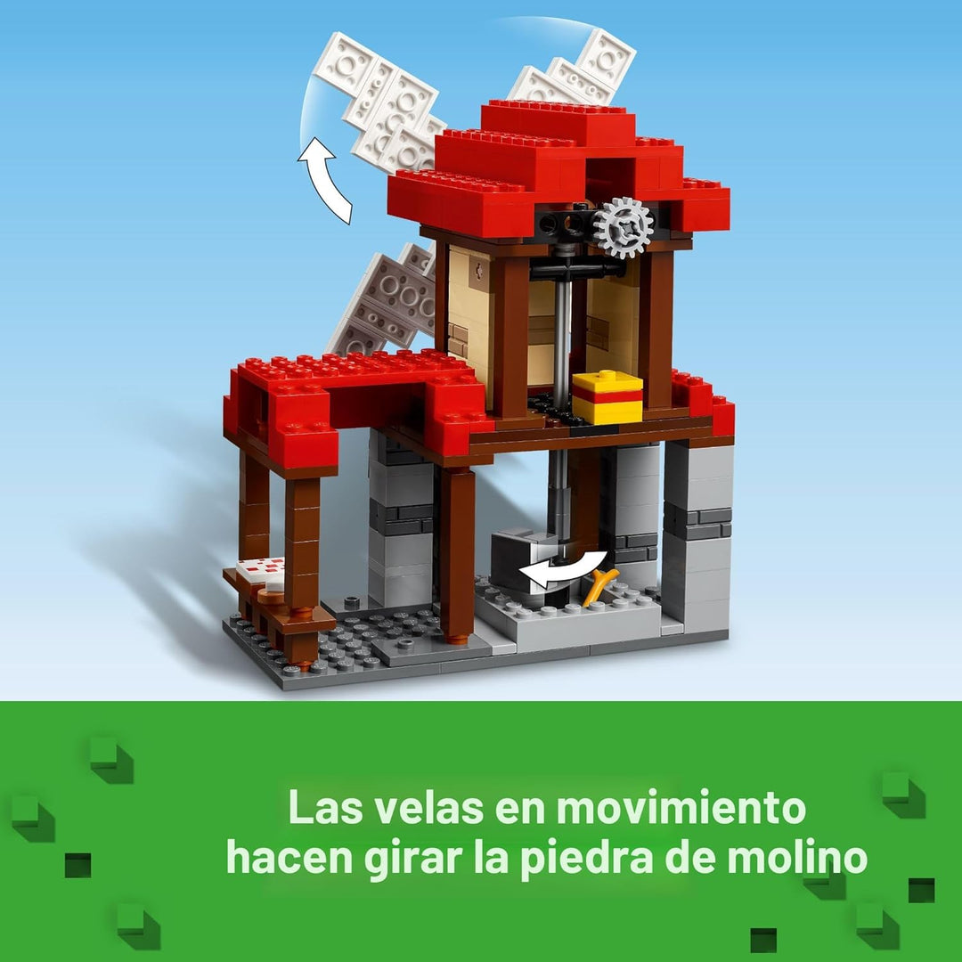 LEGO Minecraft La Granja de Molinos de Viento - Juguetes