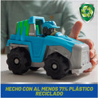 PAW Patrol, Vehículo de Rescate de Dinosaurios de Rex - Camión de Juguete con Figura de Acción Coleccionable, Juguetes para Niños y Niñas de 3 años en Adelante, Desarrollados con el Medio Ambiente en