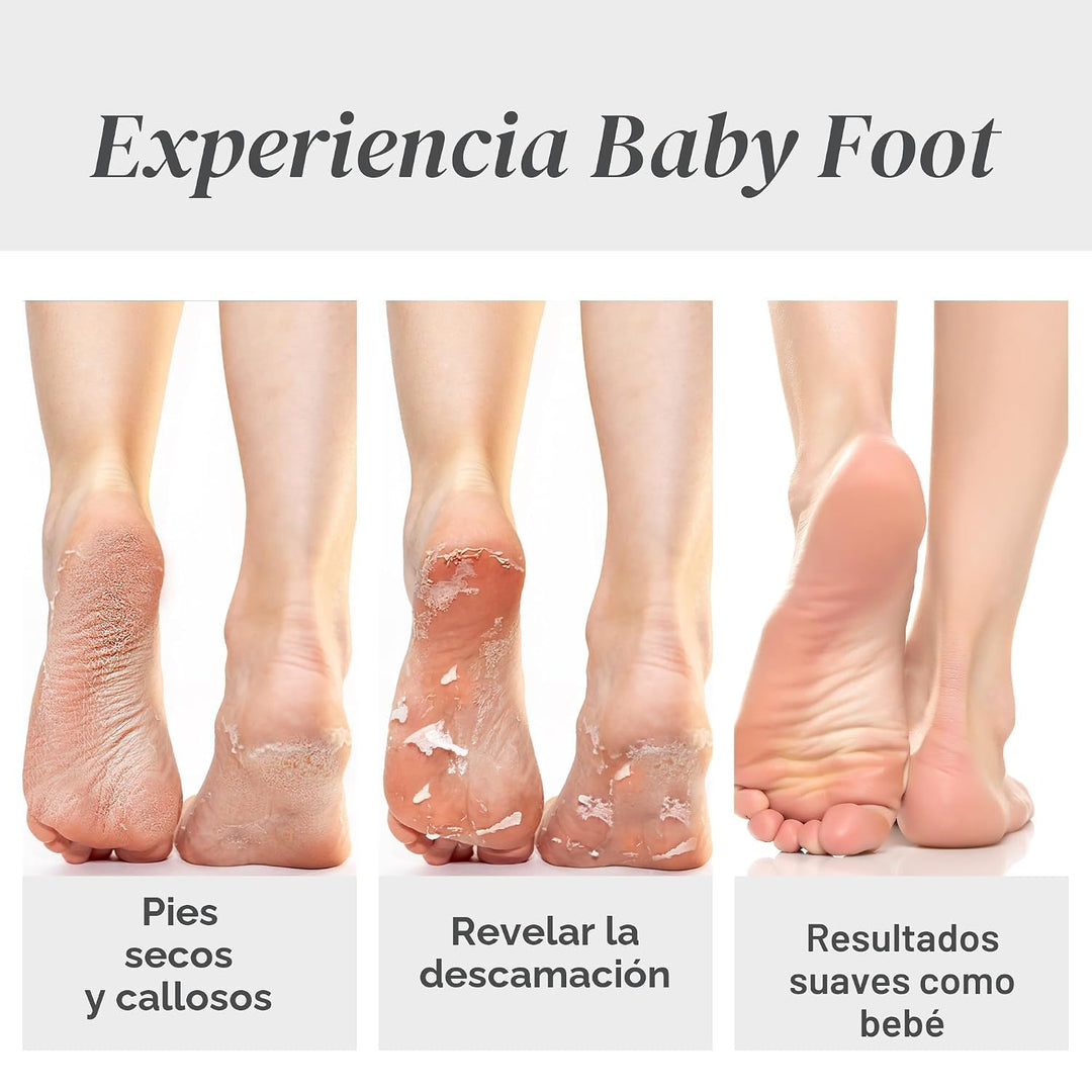 Baby Foot Deep Exfoliación para pies, aroma lavanda, 2.4 FL. oz, Pa...